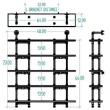 Eugene Modern Industrial Bookcase