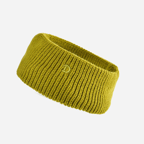 HW001-GREEN - Women's autumn/winter sports headband embroidered with D pattern