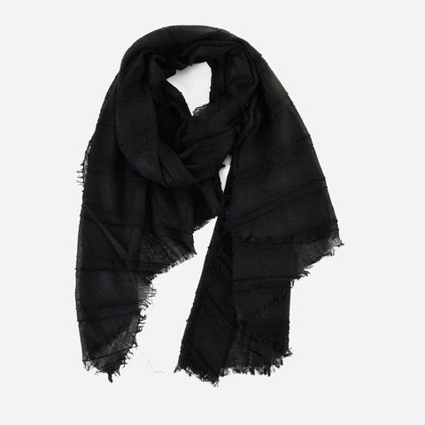 SF1252-BLACK New Fashion Style Scarf For Autumn & Winter