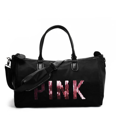VK5532 BLACK - Tote Travelling Bag With Zipper (was 10)