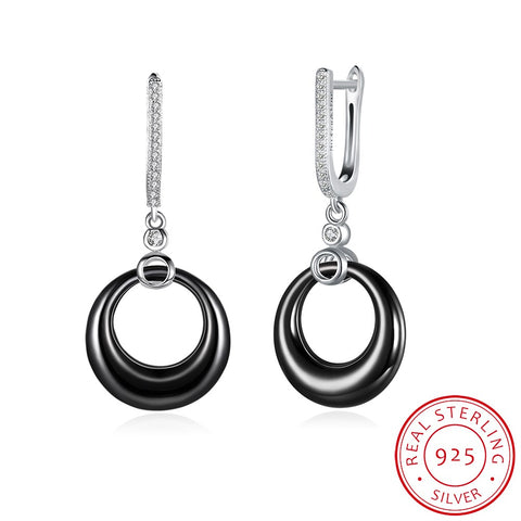 SH-CE009-BK Fashion Dangle Earrings
