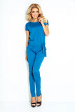 Numoco 120-9 Kombinezon - Elegancki - NIEBIESKI JEANS lacosta