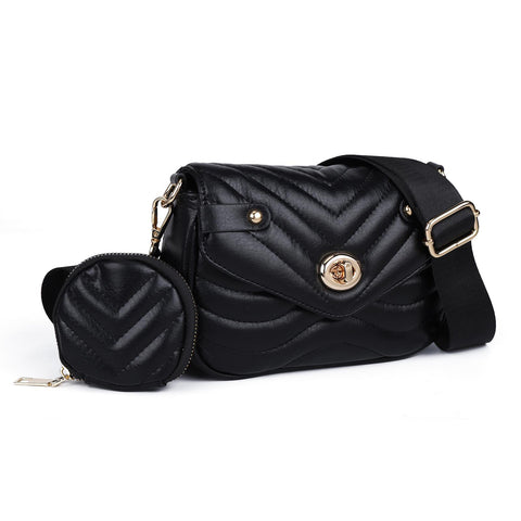 CT35480-Black Women's fashion Satchel