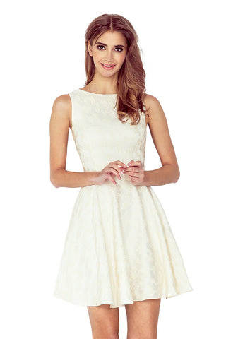 Numoco dress - Roses - ecru 125-17