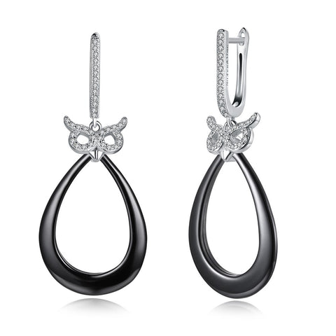 SH-CE050 Fashion Silver Dangle Earrings