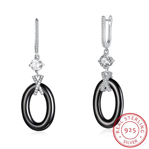 SH-CE006-BK Fashion Dangle Earrings