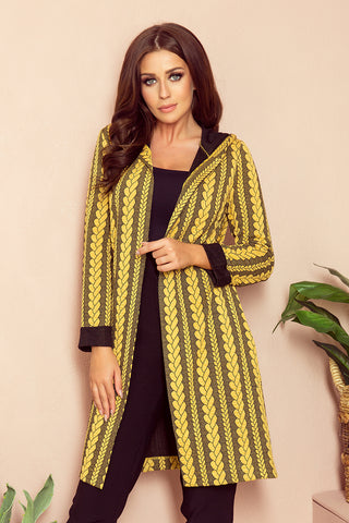 Numoco 218-2 Coat with hood and pockets - braid