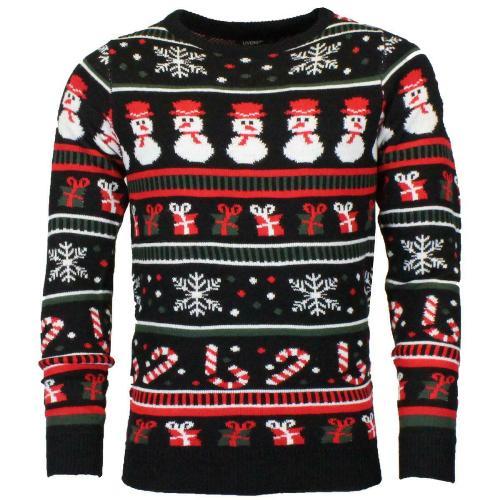 Unisex Xmas Christmas Snowman Jumper