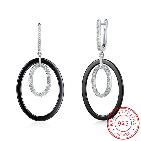 SH-CE005-BK Fashion Dangle Earrings