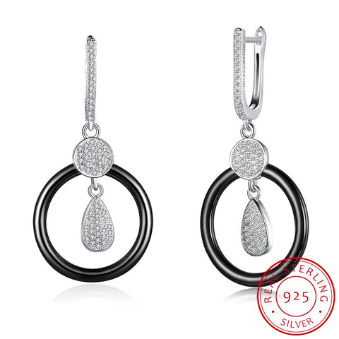 SH-CE003-BK Fashion Dangle Earrings