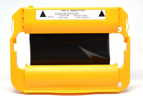 110mmx74m. 2000 Wax CartridgeZebra