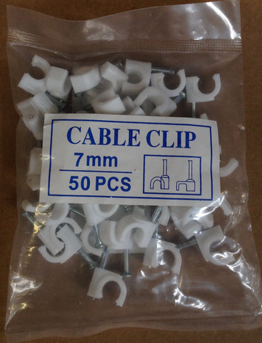 Cable clips 7 mmTillex