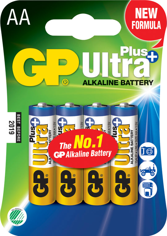 ULTRA PLUS ALKALINE AA/LR6GP Batteries