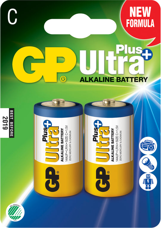ULTRA PLUS ALKALINE C/LR14GP Batteries