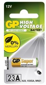 High Voltage Alkaline 1-packGP Batteries