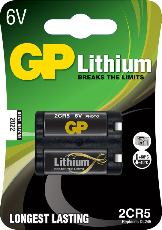 LITHIUM BATTERY 2CR5GP Batteries