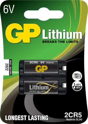 LITHIUM BATTERY 2CR5GP Batteries