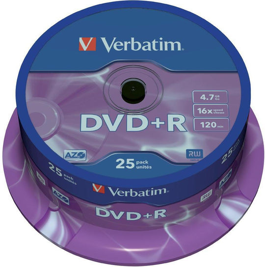 DVD+R  16X 4.7GB BrandedVerbatim