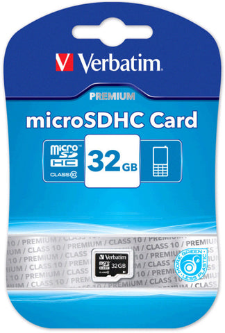32 GB SD Micro (SDHC) Class 10Verbatim