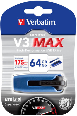 SuperSpeed USB 3.0 64GB BlueVerbatim