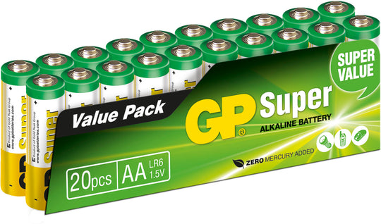 SUPER ALKALINE  AA/LR6GP Batteries