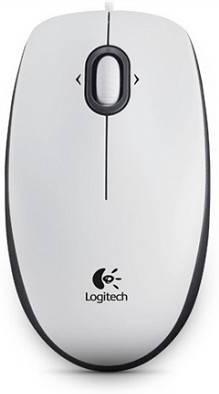 B100, Corded mouse,WhiteLogitech
