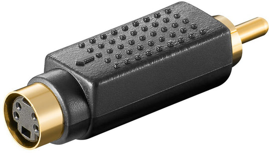 Mini DIN 4 pin - RCA F/MMicroConnect