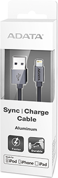 Lightning&Sync Cable BlackADATA