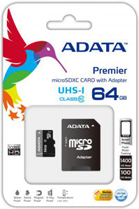 64GB SDHC Class 10 USH-IADATA