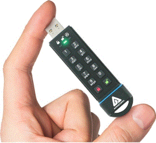 128GB Secure USB 3.0 256-bitApricorn