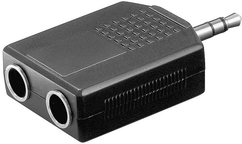 Adapter 3.5mm - 2X6.3mm M-FMicroConnect