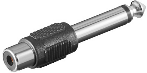 Adapter 6.3mm - RCA M-FMicroConnect