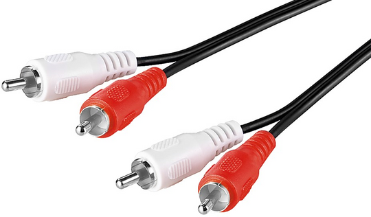 2xRCA - 2xRCA 2.5m M-MMicroConnect