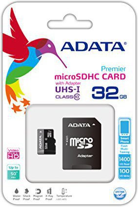 32GB MicroSDHC CLASS10ADATA