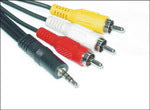 3.5mm - 3XRCA 1.5mMicroConnect