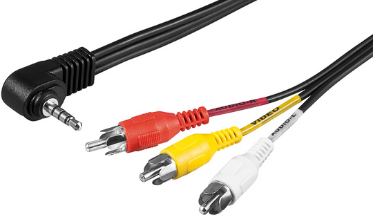 3.5mm (4-pin,stereo) - 3XRCAMicroConnect