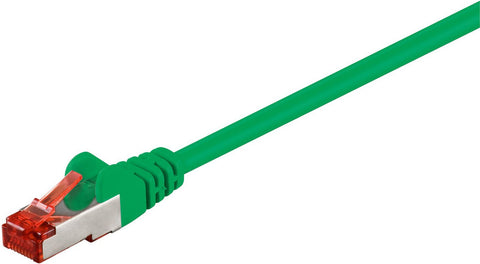 F/UTP CAT6 0.25m Green PVCMicroConnect