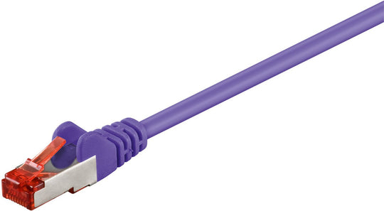 F/UTP CAT6 0.5m Purple PVCMicroConnect