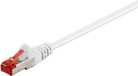 F/UTP CAT6 0.25m White PVCMicroConnect