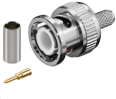 BNC crimp plug for RG58MicroConnect