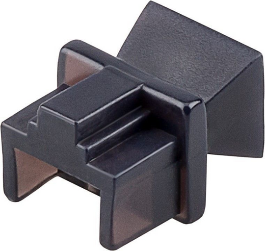 Dust cover for RJ45 port, blacMicroConnect