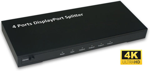 4-Port DisplayPort splitterMicroConnect