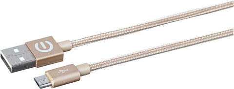 MicroUSB Cable 1m GoldeSTUFF