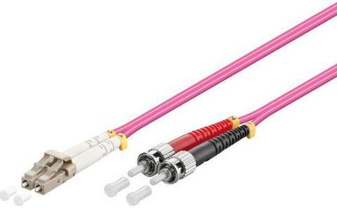 LC/UPC-ST/UPC 0.5m 50/125 OM4MicroConnect