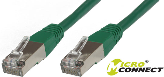 F/UTP CAT5e 1.5m Green PVCMicroConnect