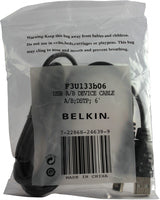 CABLE USB A-B, 20/28AWG - 1,8MBelkin