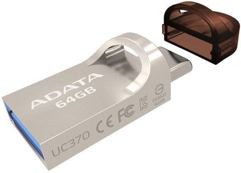 64GB UC370 USB-A+USB-CADATA