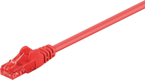 U/UTP CAT6 0.25M Red PVCMicroConnect