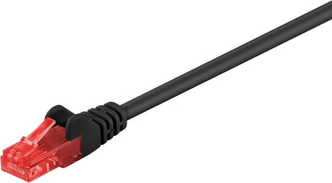U/UTP CAT6 1M Black PVCMicroConnect