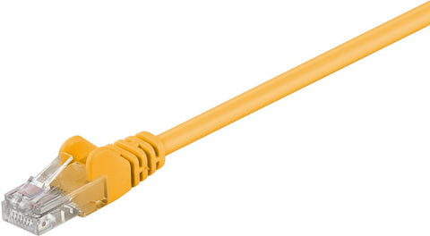 U/UTP CAT5e 0.5M Yellow PVCMicroConnect